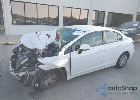 2012 Honda Civic Lx из США, поврежденный, VIN 19XFB2F56CE003628